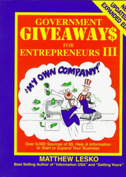 Government Giveaways for Entrepreneurs III cover