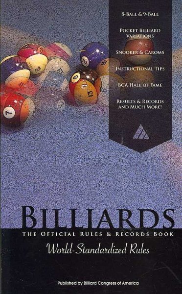 Billiards: The Official Rules & Records Book, 2007 Edition (Billiards : the Official Rules and Records Book)