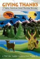 Giving Thanks: A Native American Good Morning Message (Reading Rainbow Books) cover