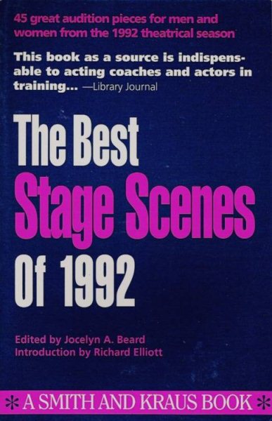 The Best Stage Scenes of 1992 cover