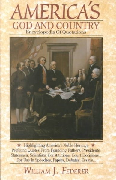 America's God and Country: Encyclopedia of Quotations cover