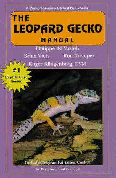 The Leopard Gecko Manual (Herpetocultural Library) cover
