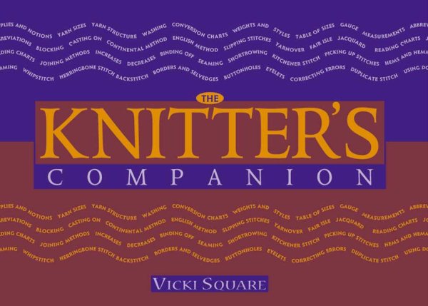 The Knitter's Companion (The Companion Series) cover