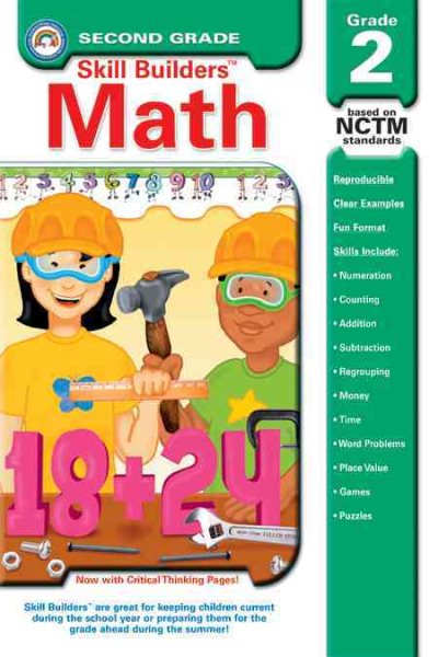 Math, Grade 2 (Skill Builder (Rainbow Bridge)) cover