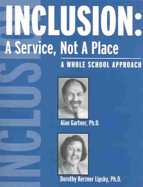 Inclusion: A Service, Not A Place cover