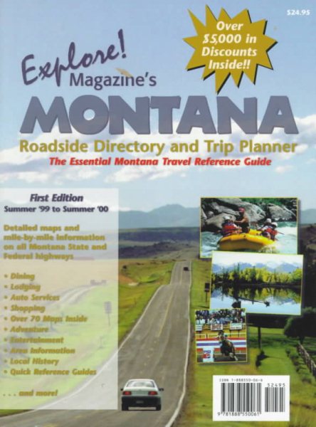 Explore Magazine's Montana Roadside Travel Directory and Trip Planner cover