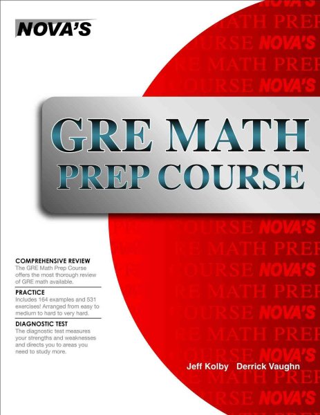 GRE Math Prep Course (Nova's GRE Prep Course) cover