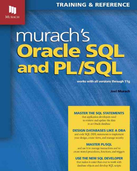 Murach's Oracle SQL and PL/SQL (Training & Reference) cover