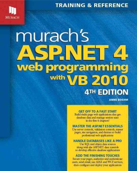 Murach's ASP.NET 4 Web Programming with VB 2010