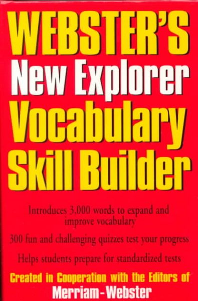 Webster's New Explorer Vocabulary Skill Builder cover