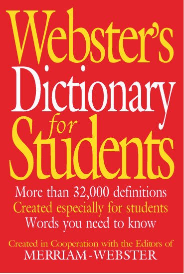 Webster's Dictionary for Students cover