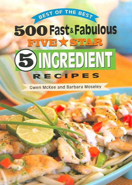 500 Fast & Fabulous 5-Star 5-Ingredient Recipes Cookbook cover
