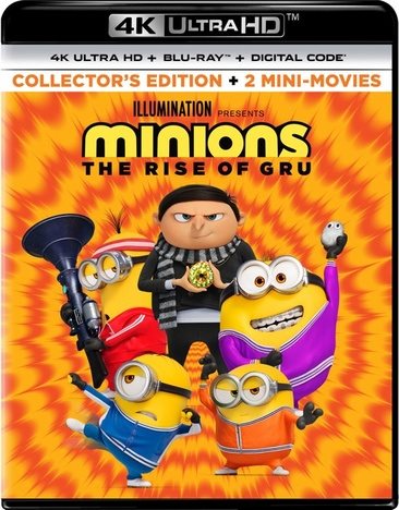 Minions: The Rise of Gru - Collector's Edition 4K Ultra HD + Blu-ray + Digital [4K UHD]