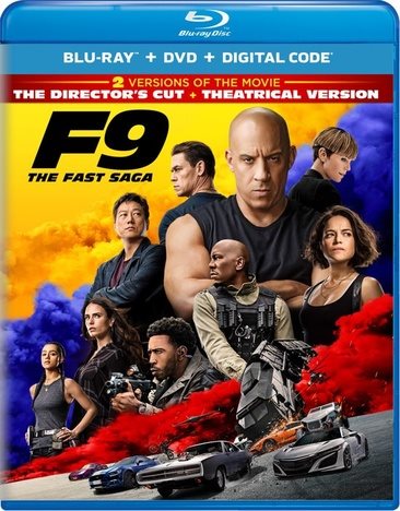 F9: The Fast Saga - Director's Cut Blu-ray + DVD + Digital cover