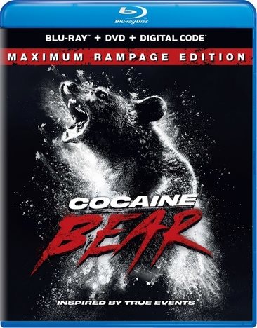 Cocaine Bear (Blu-Ray + DVD + Digital) cover