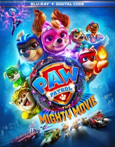 PAW Patrol: The Mighty Movie [Blu-ray] cover