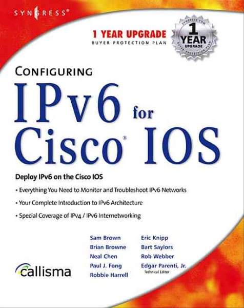 Configuring IPv6 for Cisco IOS cover