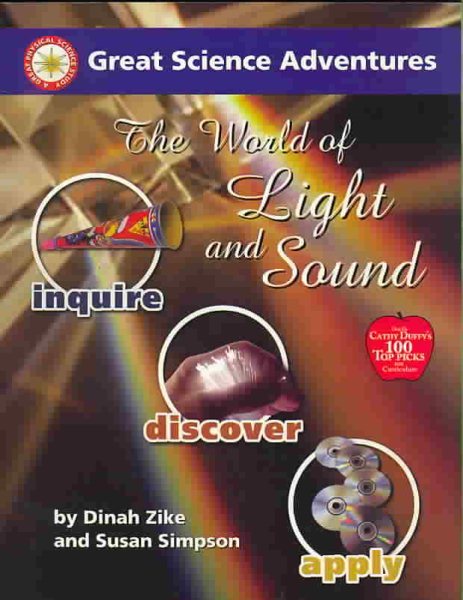 Great Science Adventures the World of Light And Sound cover