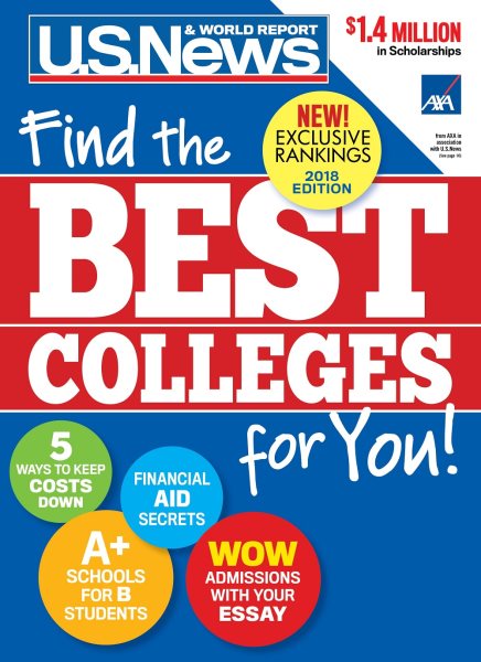 Best Colleges 2018: Find the Best Colleges for You! cover