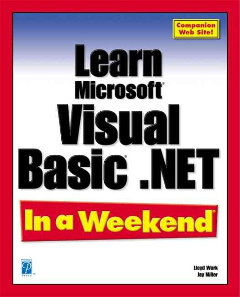 Learn Microsoft Visual Basic .NET In a Weekend cover