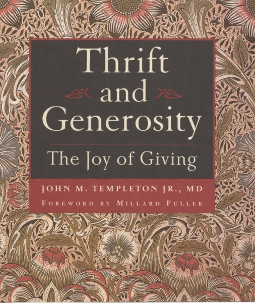 Thrift & Generosity: Joy Of Giving cover
