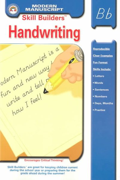 Handwriting: Modern Manuscript : B (Skillbuilders) cover