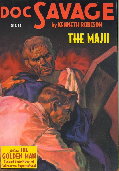The Majii/The Golden Man (Doc Savage (Nostalgia Ventures)) cover