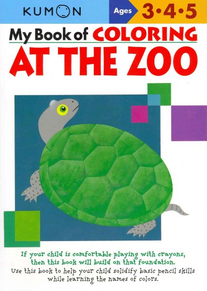 My Book of Coloring: At the Zoo cover