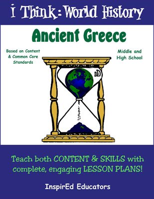 Inspired Educators I Think: World History - Ancient Greece #4104 cover