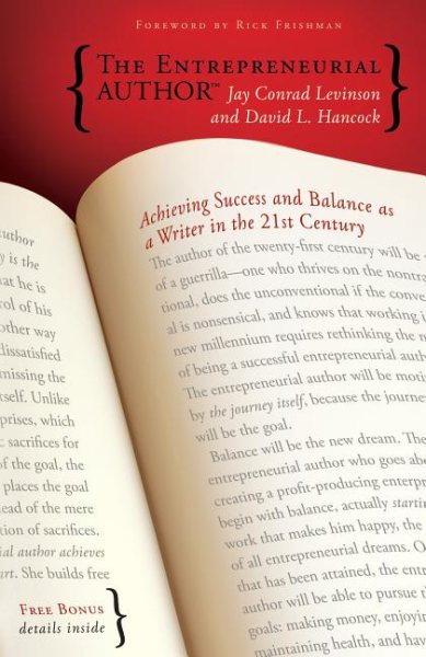 The Entrepreneurial Author: Achieving Success and Balance as a Writer in the 21st Century cover