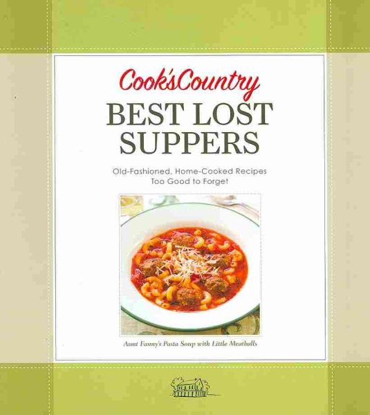 Cook's Country Best Lost Suppers cover
