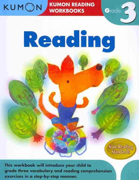 Grade 3 Reading (Kumon Reading Workbook) (Kumon Reading Workbooks) cover