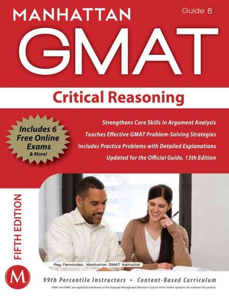 Critical Reasoning GMAT Strategy Guide, 5th Edition (Manhattan GMAT Strategy Guide: Instructional Guide) cover