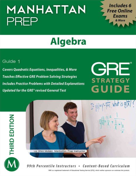 MANHATTAN GRE: Algebra: GRE Strategy Guide cover