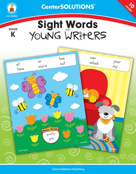 Sight Words for Young Writers, Grade K cover