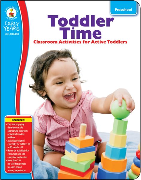Carson-Dellosa Toddler Time Classroom Activities for Active Toddlers Resource Book cover