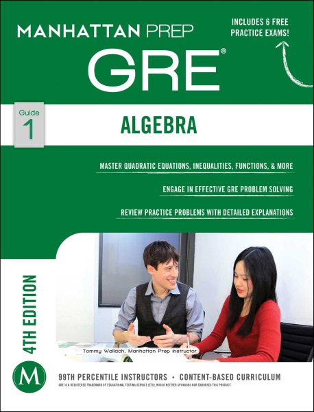 GRE Algebra Strategy Guide (Manhattan Prep GRE Strategy Guides) cover