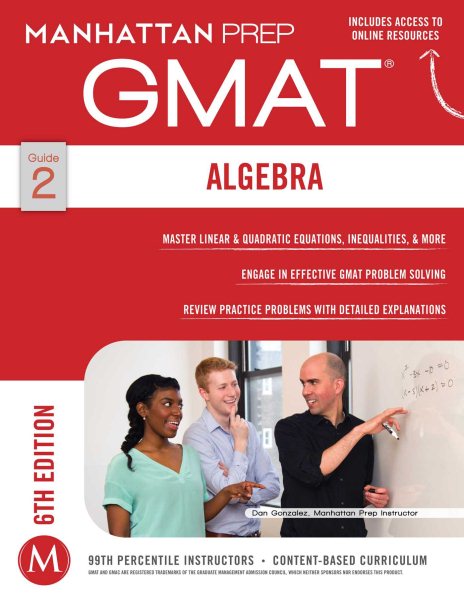 Algebra GMAT Strategy Guide (Manhattan Prep GMAT Strategy Guides) cover