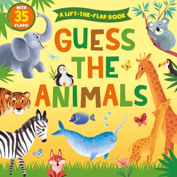Guess the Animals: A Lift-the-Flap Book with 35 Flaps! (Volume 1) (Clever Hide & Seek, 1)