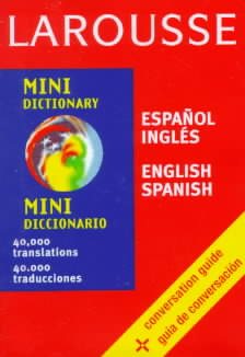 Mini Dictionary/Mini Diccionario: Español/Inglés : English/Spanish (Spanish and English Edition) cover