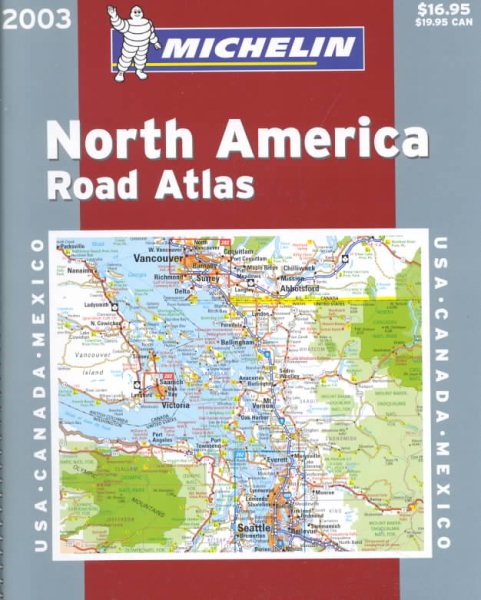 Michelin North America Road Atlas 2003 cover