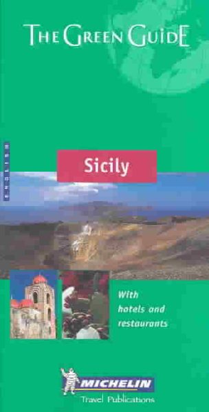 Michelin the Green Guide Sicily (Michelin Green Guide Sicily) (French Edition) cover
