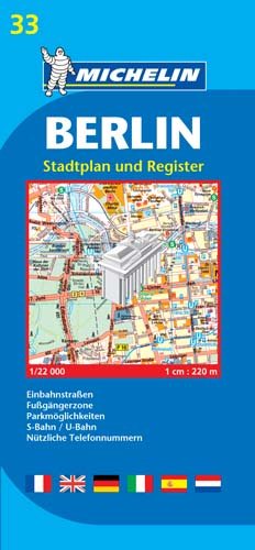 Michelin Map Berlin #33 (Maps/City (Michelin))