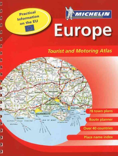 Michelin Atlas Europe (Atlas (Michelin)) cover