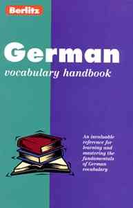 German Vocabulary Handbook (Berlitz Language Handbooks) (German Edition)