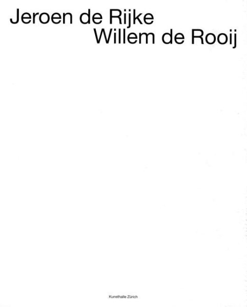 Jeroen de Rijke & Willem de Rooij cover