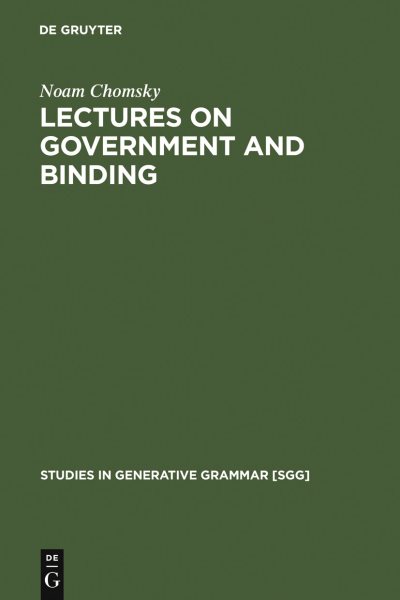 Lectures on Government and Binding: The Pisa Lectures cover