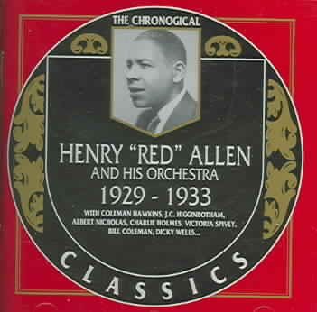 The Chronological Classics, 1929-1933 cover