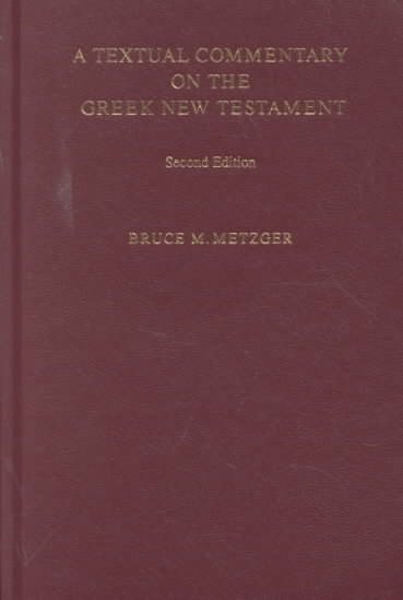 A Textual Commentary on the Greek New Testament cover