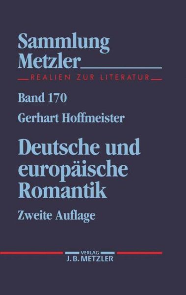 Deutsche und europäische Romantik (Sammlung Metzler) (German Edition) cover